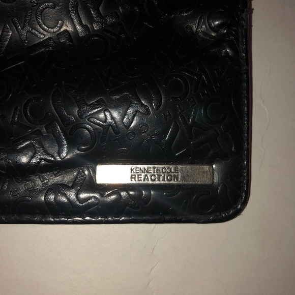 Kenneth Cole Reaction Woman’s Wallet Leather Black Authentic - Picture 6 of 6